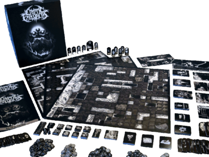 Cryptic Explorers, campagna di Kickstarter per il gioco da tavolo death metal 