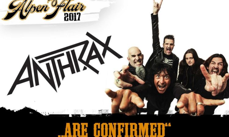 Alpen Flair Fest 2017, confermati anche gli Anthrax