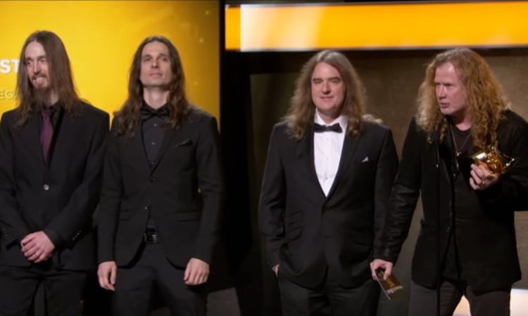 Megadeth, la band si aggiudica il Grammy per Best Metal Performance 