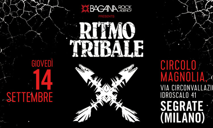 Ritmo Tribale, data live al Circolo Magnolia a settembre 