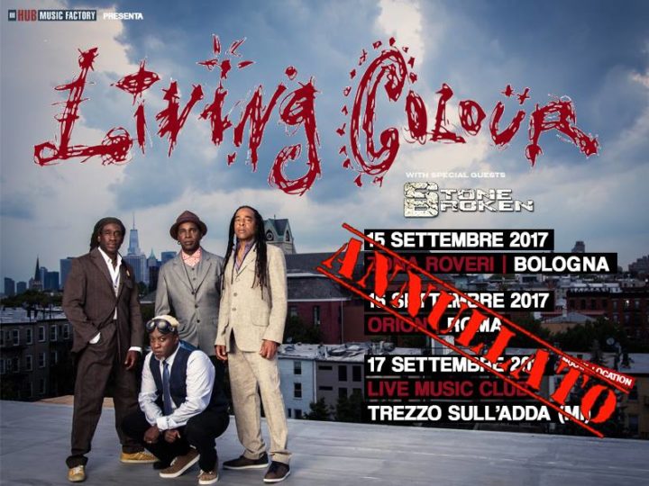 Living Colour, annullato il tour europeo