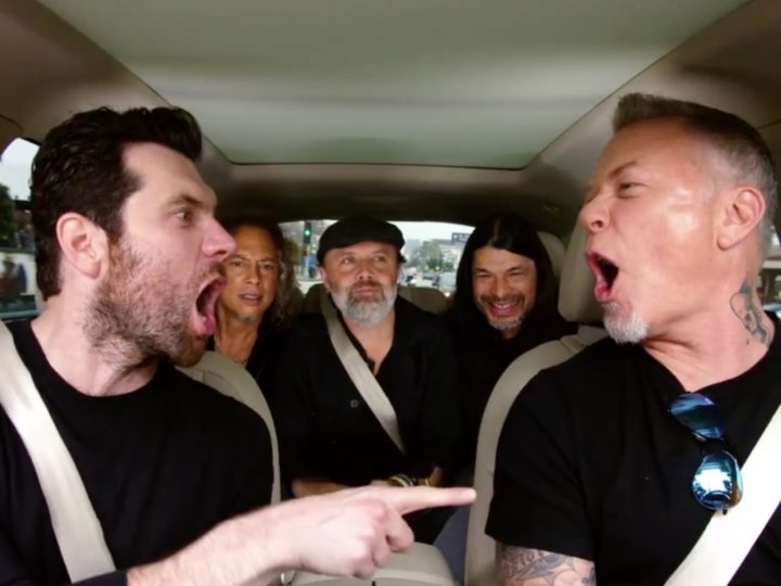 Metallica, ospiti a Carpool Karaoke cantano Rihanna