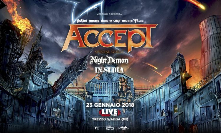 Contest, vinci biglietti per gli Accept al Live Club di Trezzo sull’Adda (MI)