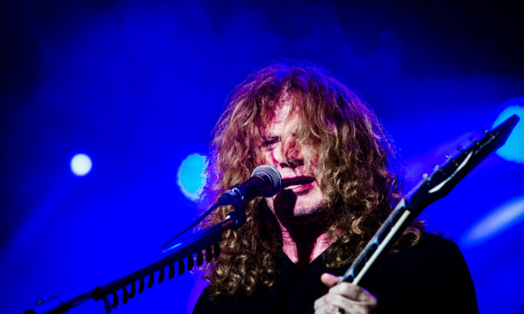 Megadeth, la foto di Dave Mustaine durante la registrazione del nuovo disco