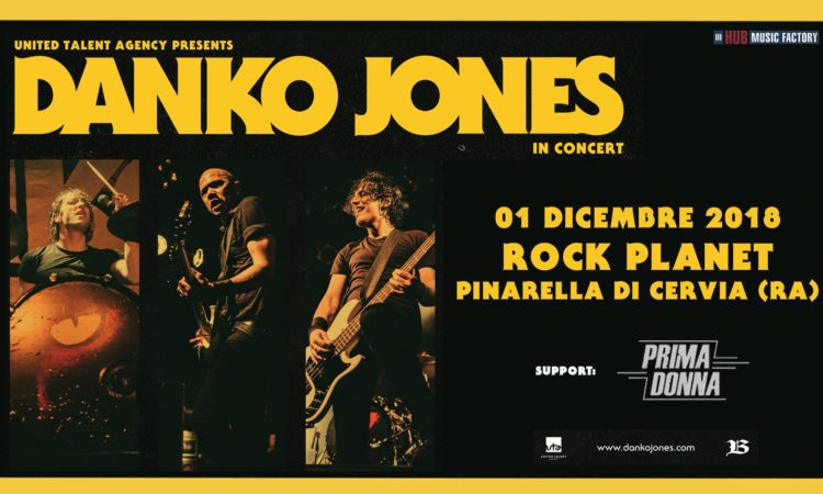 Contest, vinci biglietti per Danko Jones al Rock Planet di Cervia