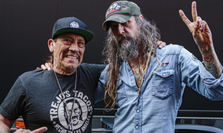 Danny Trejo, l’attore ha fatto la sua comparsa durante il concerto di Rob Zombie e Marilyn Manson