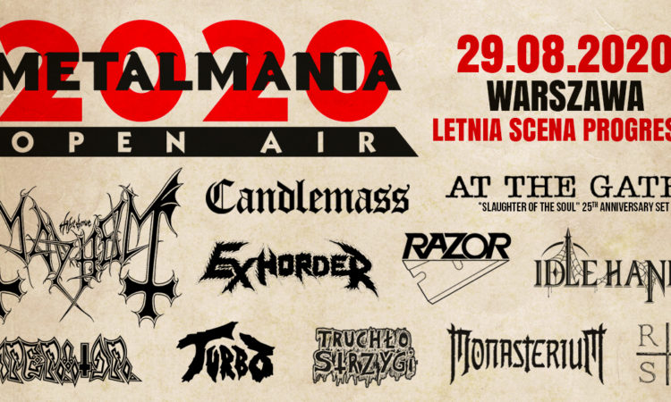 Metalmania Open Air 2020, gli Exhorder si aggiungono ai già confermati Mayhem, Candlemass e At The Gates