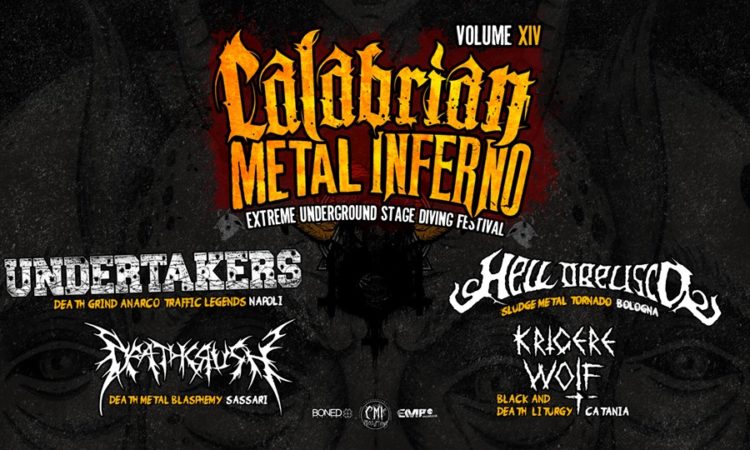 Calabrian Metal Inferno Fest, la quattordicesima edizione il 28 Dicembre a Marcellinara