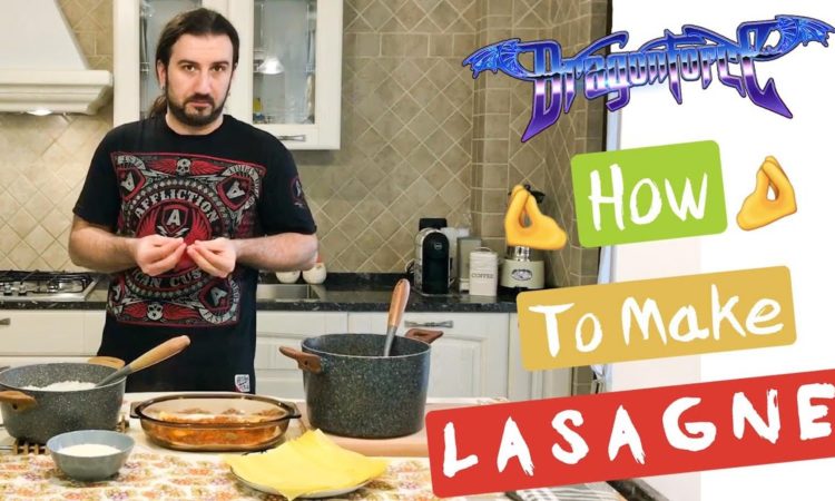 DragonForce, cucina le lasagne con Gee Anzalone