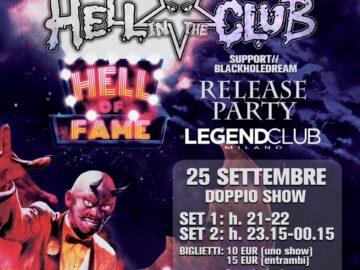 Hell In The Club @Legend Club – Milano, 25 settembre 2020
