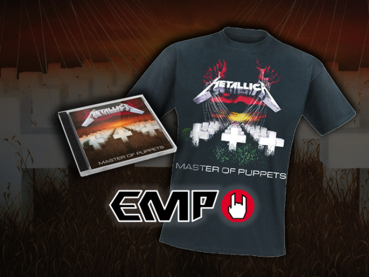 Contest, vinci CD e maglietta di ‘Master Of Puppets’ dei Metallica con EMP Italia