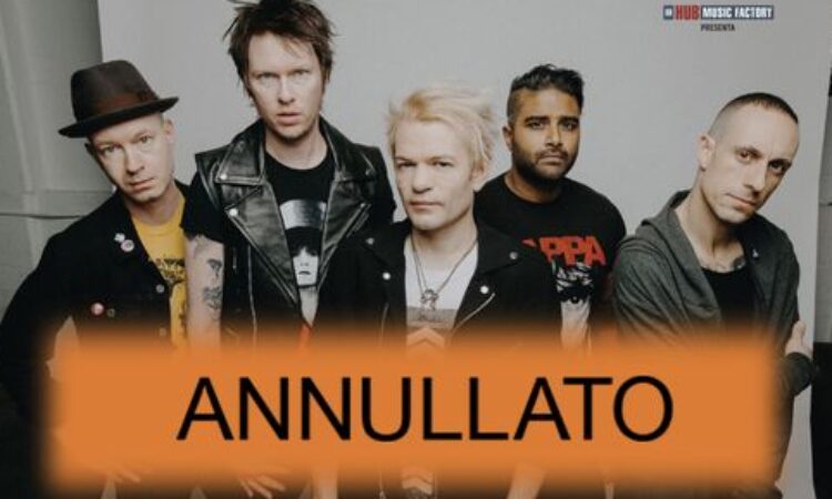 Sum 41, cancellato il tour italiano