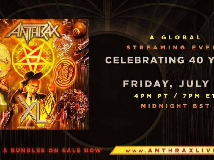 Anthrax, online il video del live per i 40 anni della band