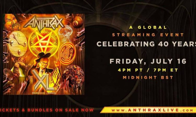 Anthrax, online il video del live per i 40 anni della band