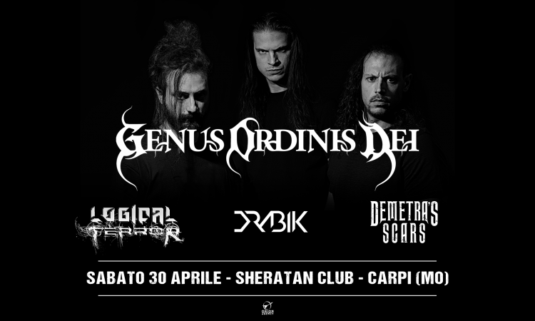 Genus Ordinis Dei, live allo Sheratan di Carpi