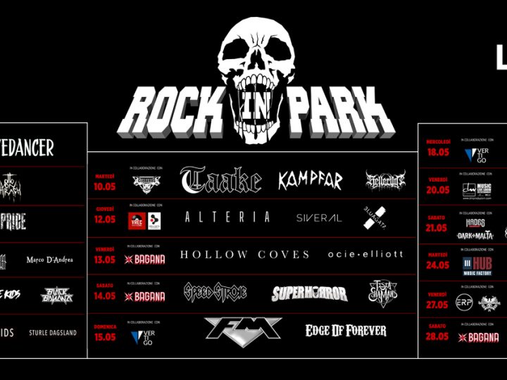 Rock in Park 2022 al Legend Club di Milano dal 2 al 28 maggio