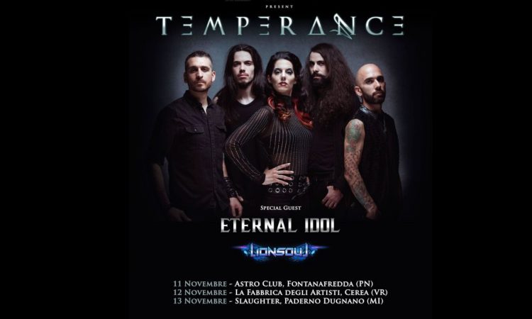 Temperace, Eternal Idol e LionSoul insieme in tour