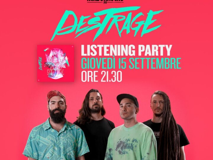 Destrage, listening party giovedì 15 all’Headbangers Pub Di Milano per il nuovo album ‘So Much. Too Much’