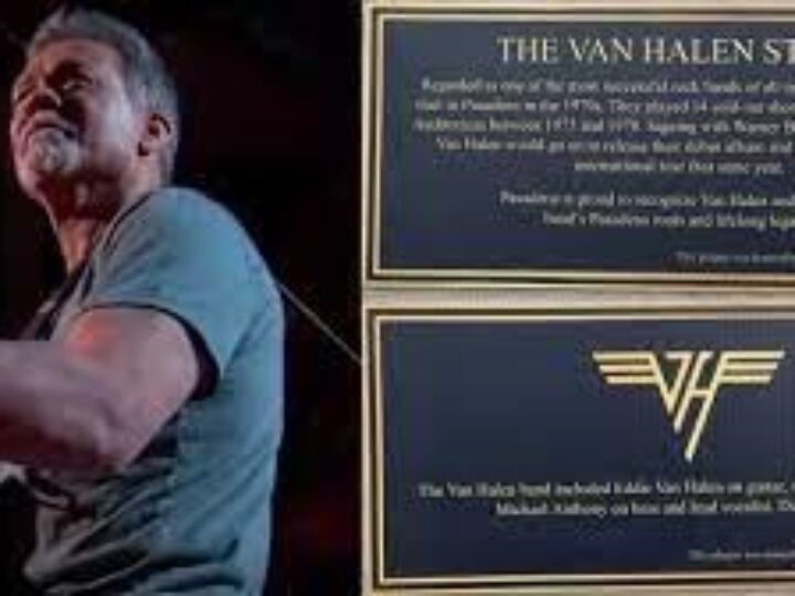 Van Halen, inaugurato a Pasadena il Van Halen Stage