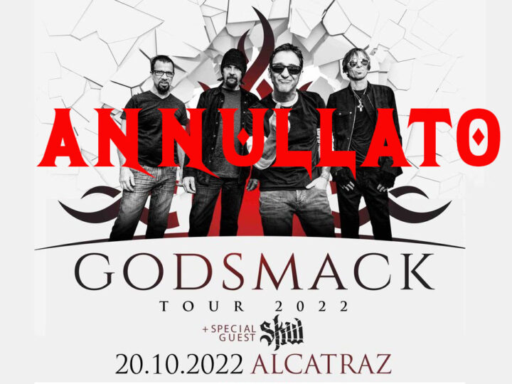 Godsmack, il concerto di Milano è cancellato