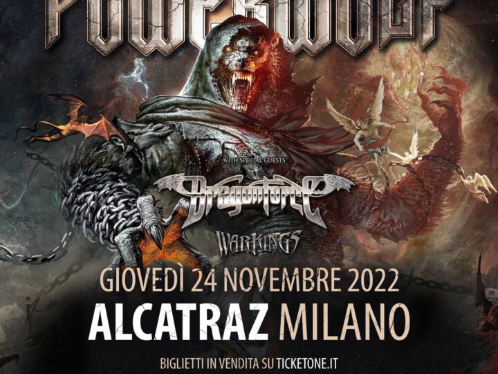 Powerwolf, gli orari della data di Milano