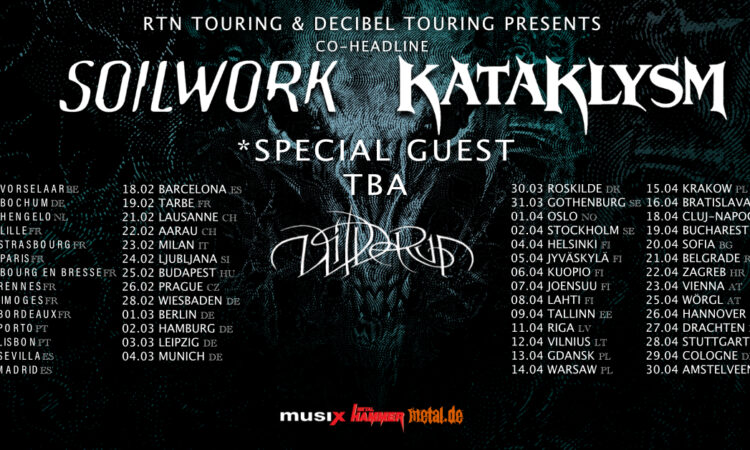 Soilwork e Kataklysm, annunciano il tour europeo del 2023