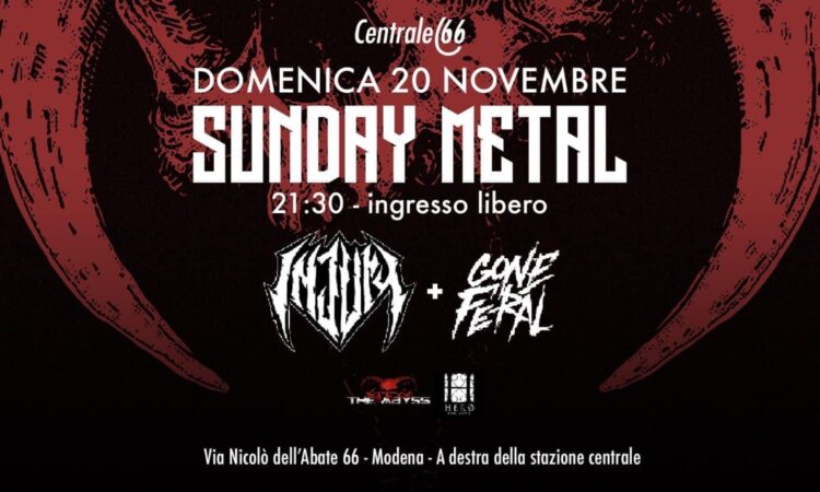 Sunday Metal, nuovo format live della domenica a Modena