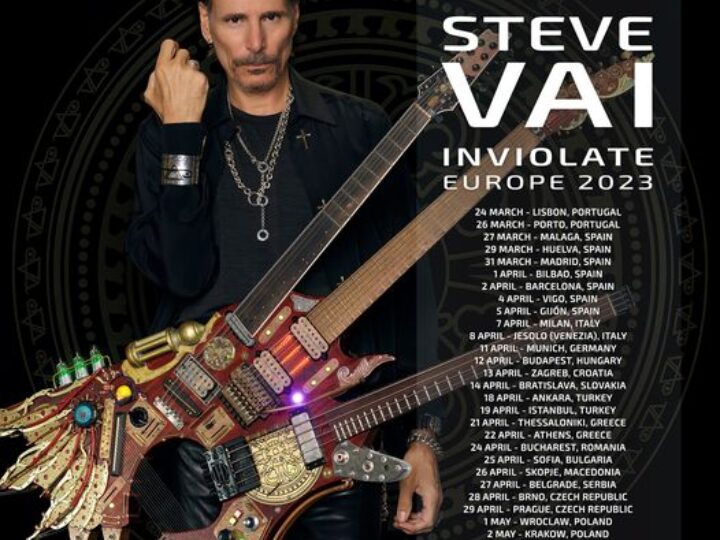 Steve Vai, due date in italia