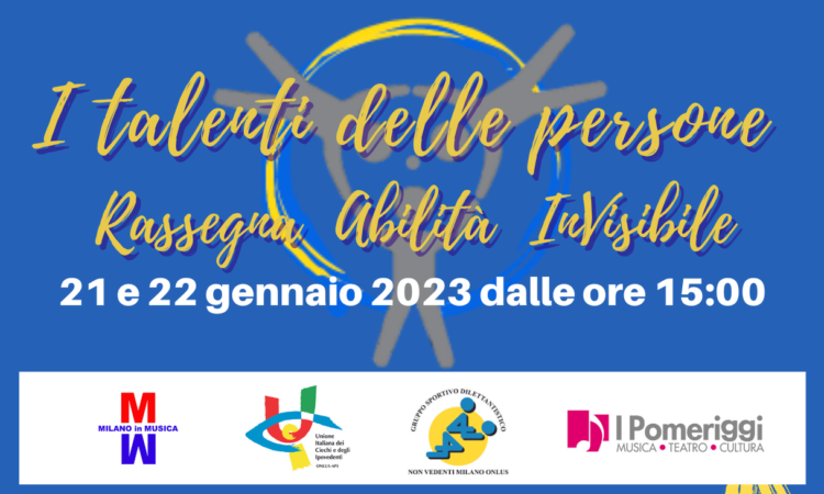 Vintage Violence, Omar Pedrini, Tursachan e molti altri per la rassegna “Dis/Abilità, In/visibile, I talenti delle persone”