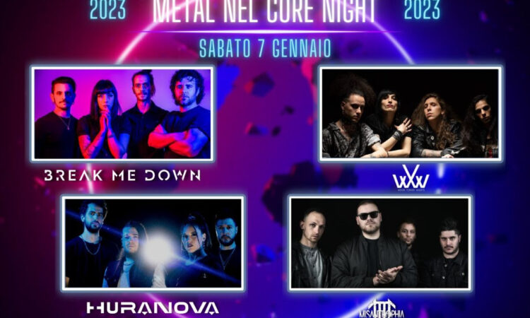 Metal Nel Core Night al Legend Club il 7 gennaio