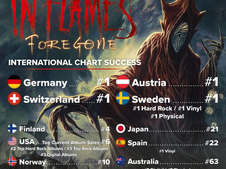 In Flames, ‘Foregone’ nelle classifiche europee