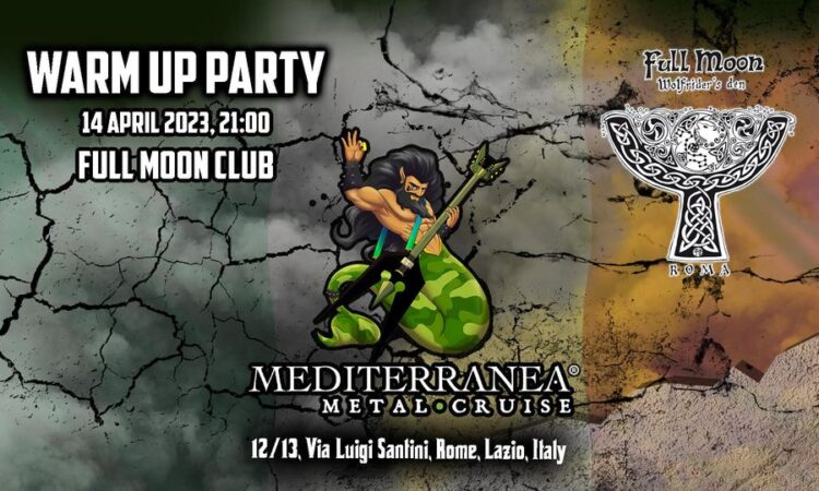 Mediterranea Metal Cruise, il Warm Up Party a Roma