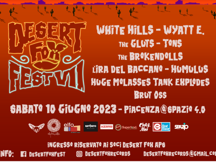 Desert Fox Fest, torna a Piacenza il festival dedicato allo psych/stoner rock