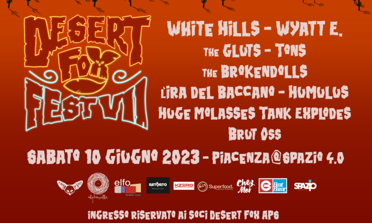 Desert Fox Fest, torna a Piacenza il festival dedicato allo psych/stoner rock