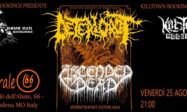 Deteriorot e Ascended Dead, live a Modena