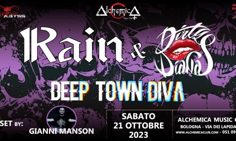 Rain e Deep Town Diva, live a Bologna