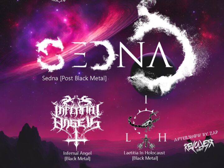 Sedna +Laetitia In Holocaust + Infernal Angels, live al Centrale 66 di Modena