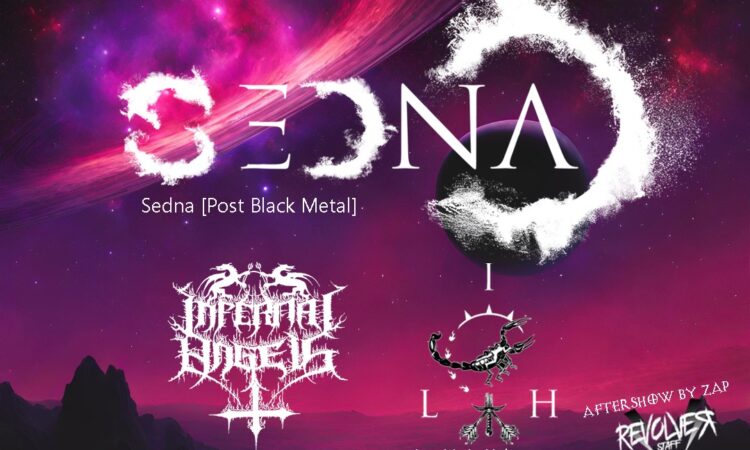 Sedna +Laetitia In Holocaust + Infernal Angels, live al Centrale 66 di Modena