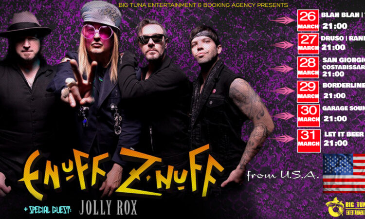 Enuff Z’Nuff, in Italia a marzo per sei date da nord a sud