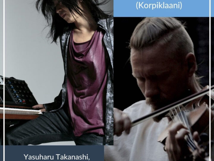 Tuomas Rounakari e Yasuharu Takanashi insieme per un concerto al Sibeliustalo di Lahti in Finlandia