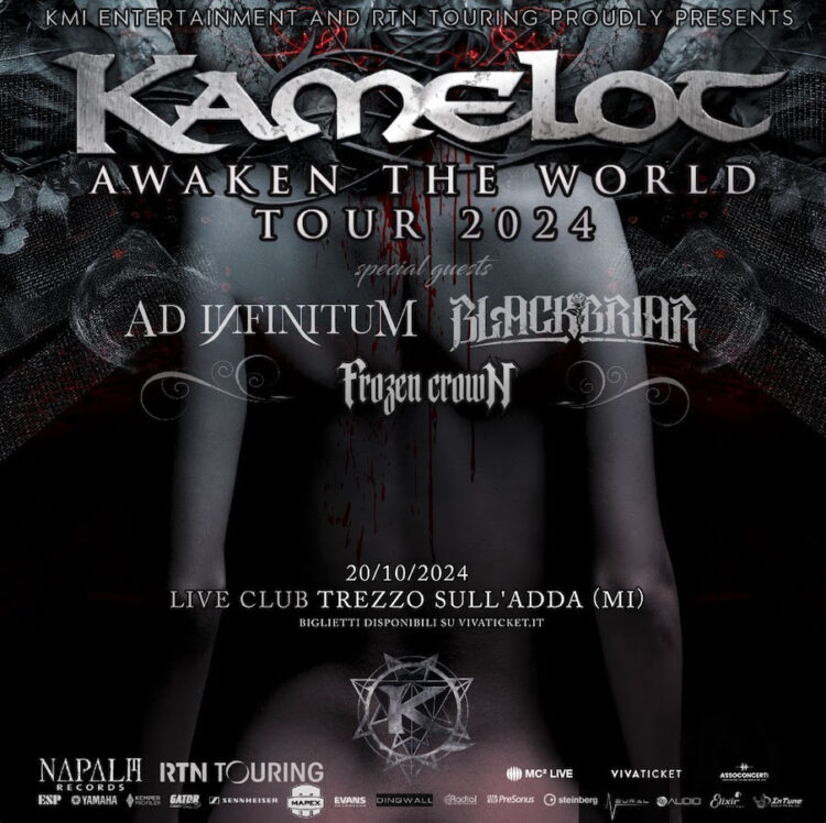 Kamelot + special guests @ Live Music Club – Trezzo sull’Adda ( MI ), 20 ottobre 2024