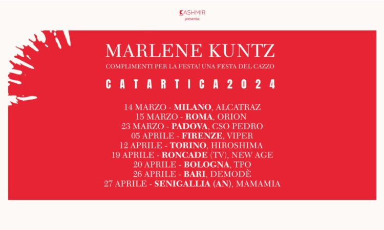 Marlene Kuntz, in tour per il trentennale di ‘Catartica’