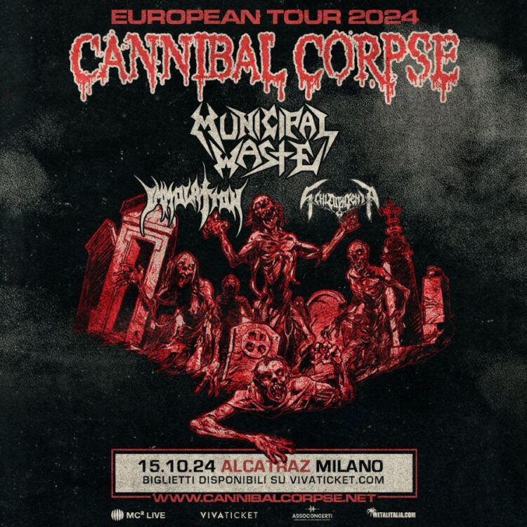 Cannibal Corpse + Special Guests @ Alcatraz – Milano, 15 ottobre 2024