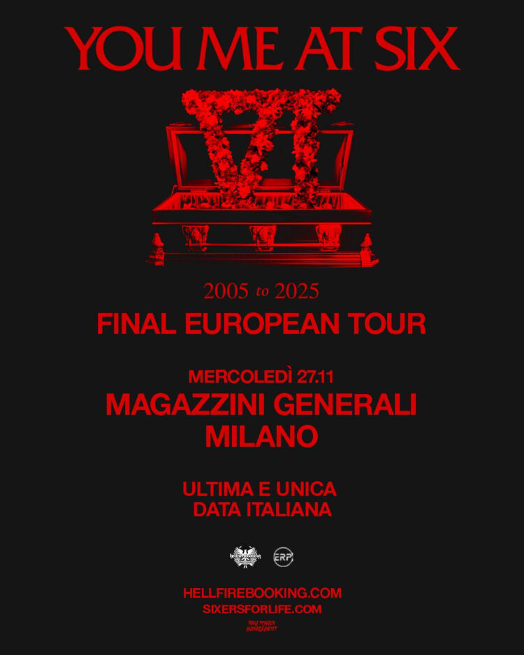 You Me At Six @ Magazzini Generali – Milano, 27 novembre 2024