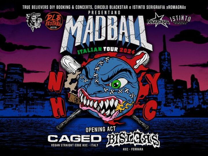 Madball + Caged + Bislers @ Circolo Blackstar – Ferrara, 2 luglio 2024