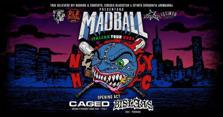 Madball + Caged + Bislers @ Circolo Blackstar – Ferrara, 2 luglio 2024