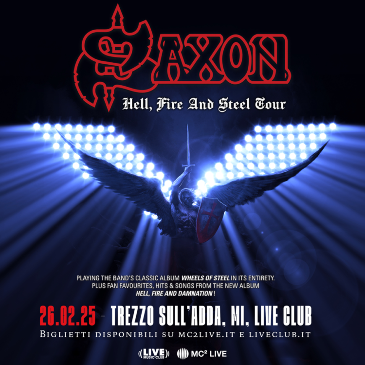 Saxon @ Live Music Club – Trezzo s/Adda, 26 febbraio 2025