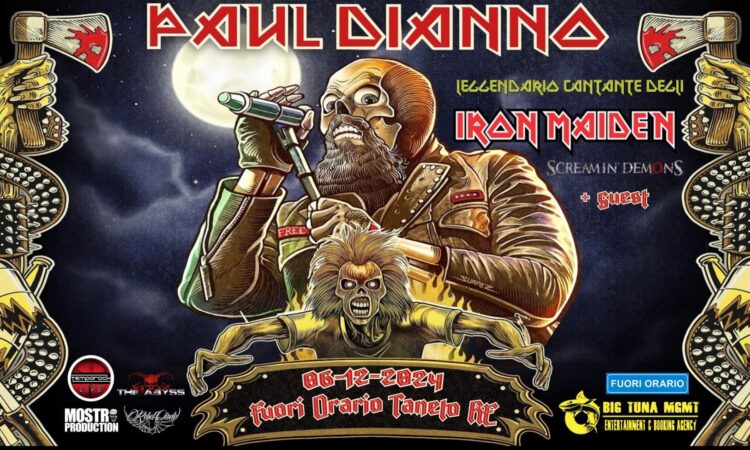 Paul Di’Anno, live al Circolo Fuori Orario a Taneto (RE)