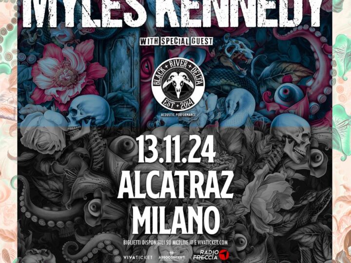 Myles Kennedy, gli orari della data di Milano