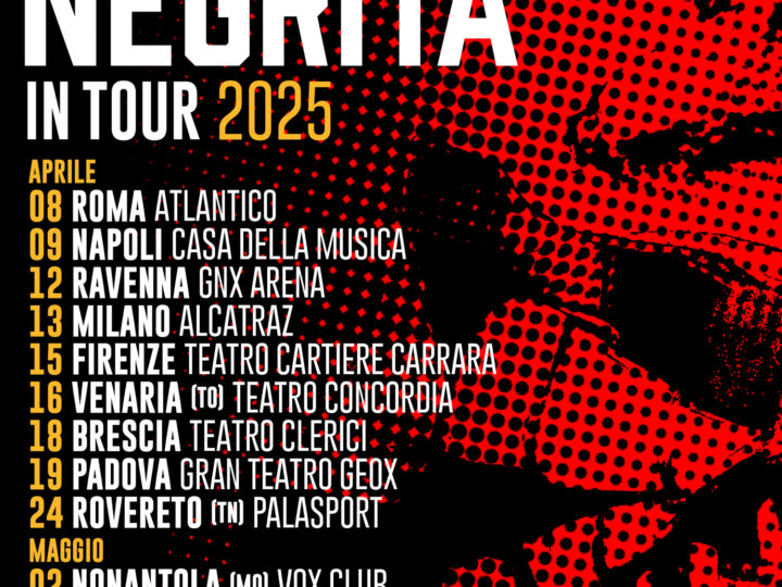 Negrita, la band annuncia il nuovo tour “Negrita In Tour 2025”